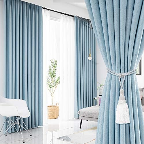 BEL AVENIR 2 Pack Curtain Tiebacks with Tassels and Rope