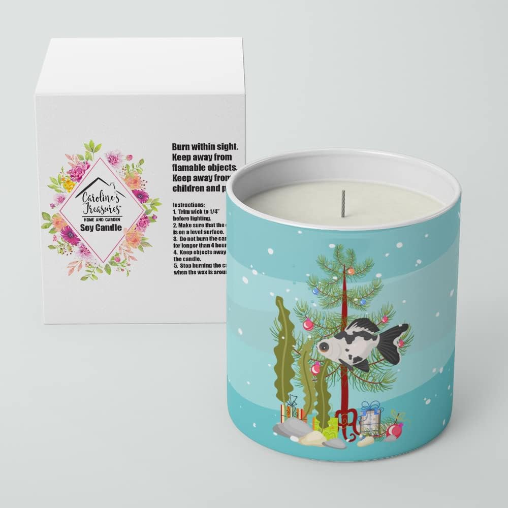 Carolines Treasures Telescope Eye Goldfish 10 oz Decorative Candle
