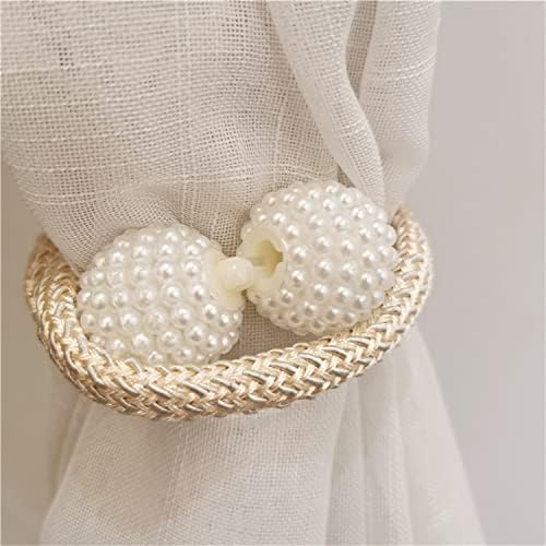 2 Pack Cartoon Bear Curtain Tiebacks White