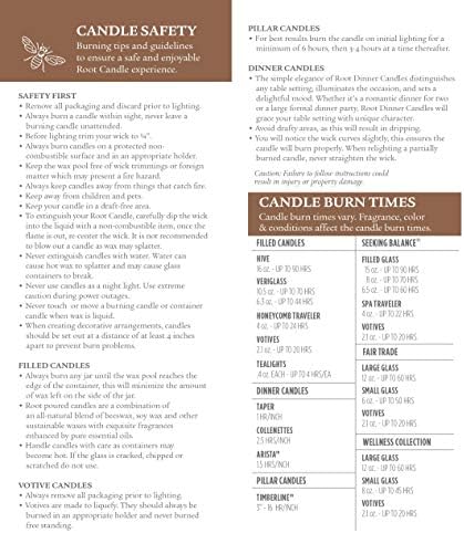 Root Candles Fall Harvest Beeswax Blend Candle