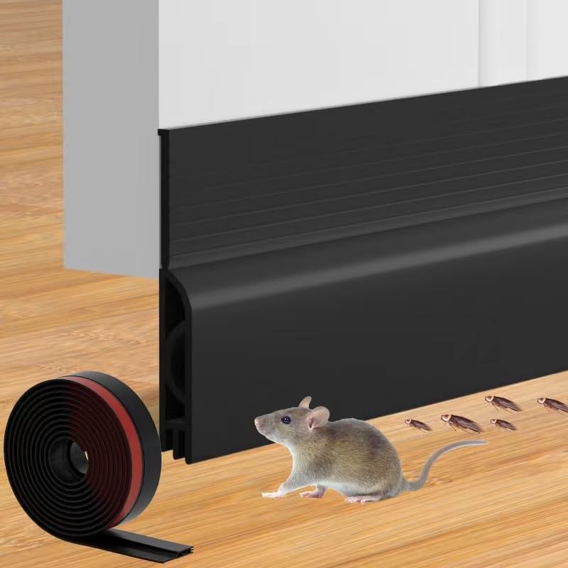 Ormein Door Draft Stopper 78inch Black
