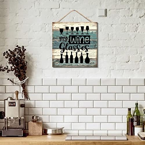 Rustic Wood Wall Art Sign 12x12 Inches