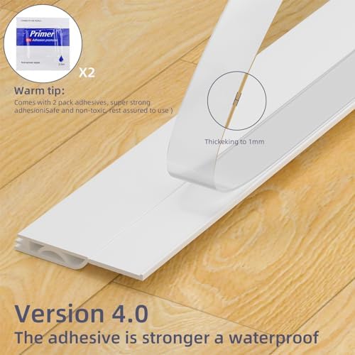 OXRQ Door Draft Stopper 39 Inch White