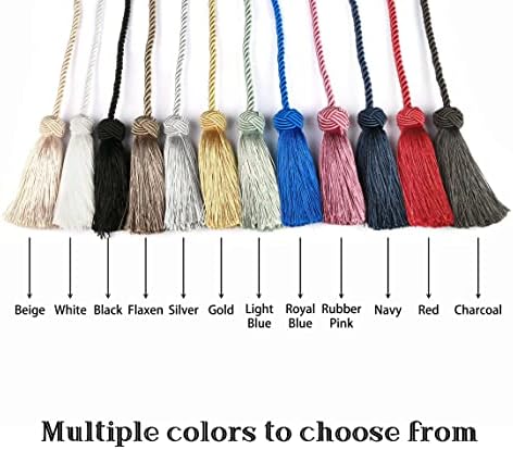 BEL AVENIR 2 Pack Curtain Tiebacks with Tassels