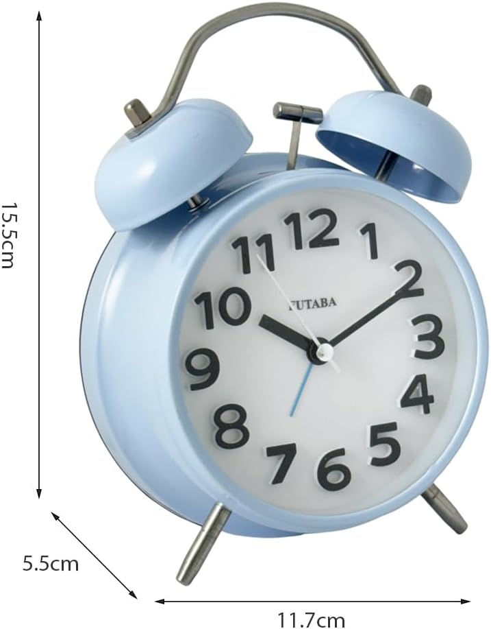 Loud Alarm Twin Bell Clock for Heavy Sleepers