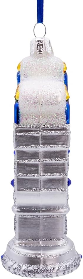 Kurt Adler 475 Inch Noble Gems Glass Hanukkah Ornament