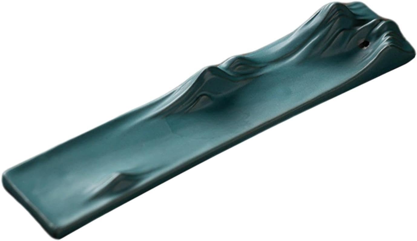 Green Ceramic Ash Tray Burner for Home Office Living Room