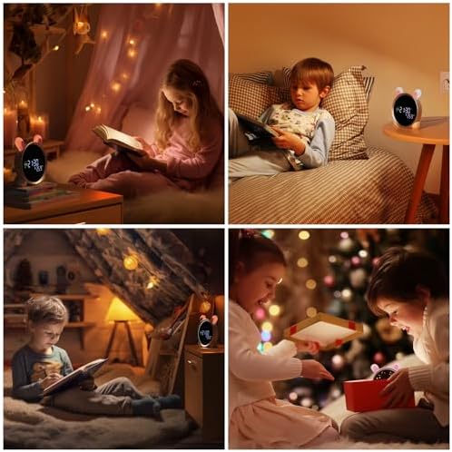 Kids Alarm Clock with Night Light and Sleep Training