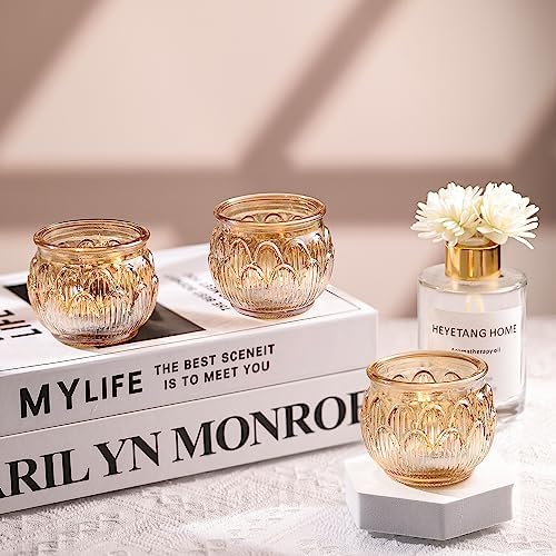 Gold Votive Candle Holders Set of 12PCS