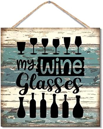 Rustic Wood Wall Art Sign 12x12 Inches