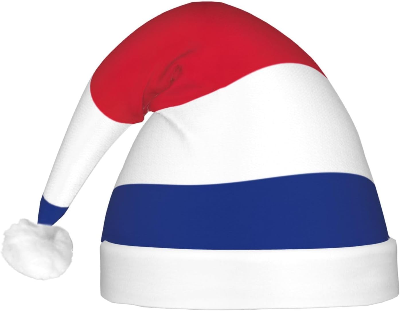 Costa Rica Flag Christmas Hat with LED Lights