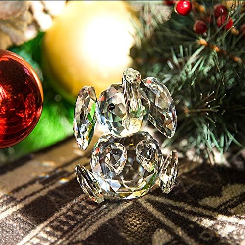 HD Crystal Elephant Figurine Statue