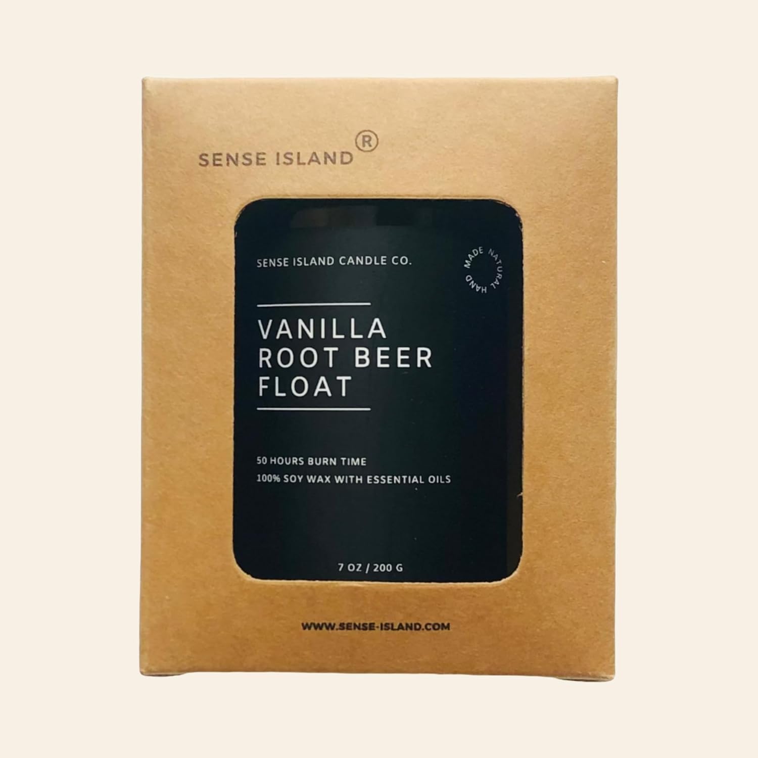 Vanilla Root Beer Jar Candle for Home Aesthetic Gift