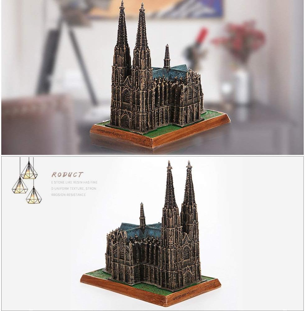 Cologne Cathedral Architectural Model Resin Statue
