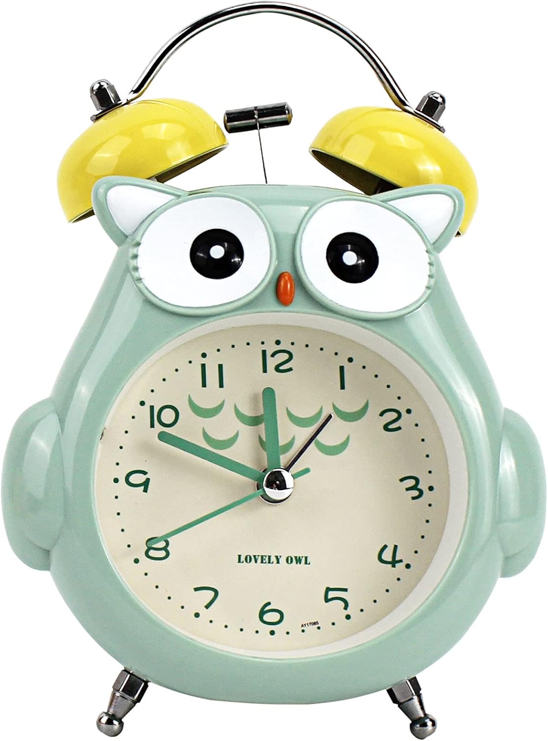 Kids Alarm Clock with Cute Cartoon Owl and Night Light