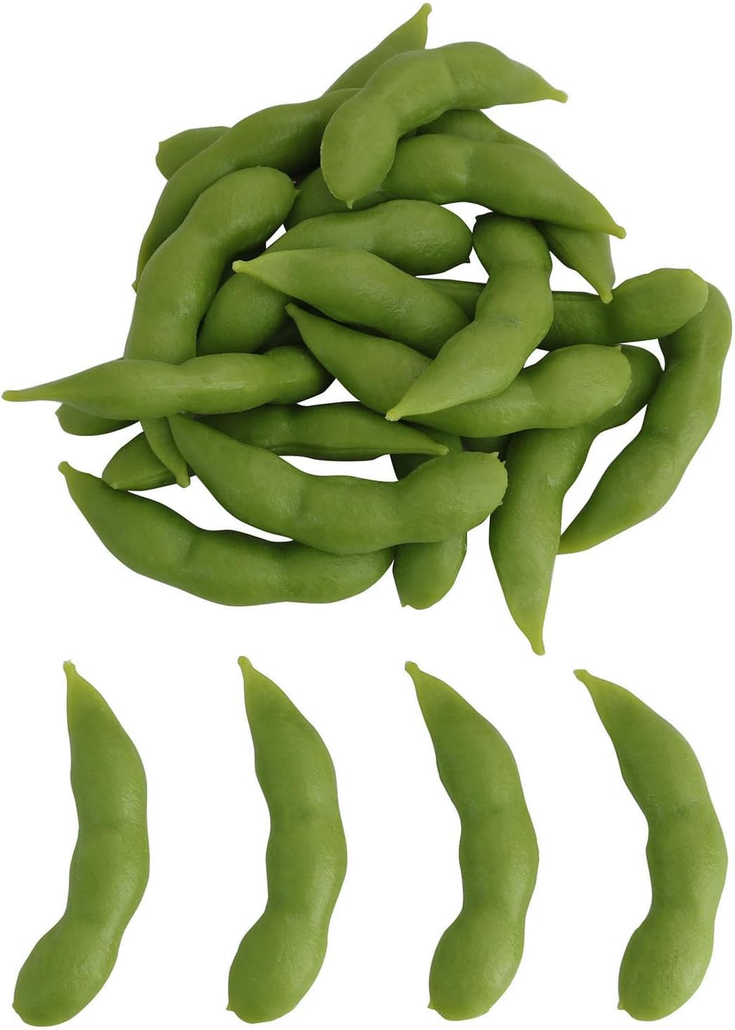 XGNG 24PCS Artificial Soybean Pods Realistic Market Display Props