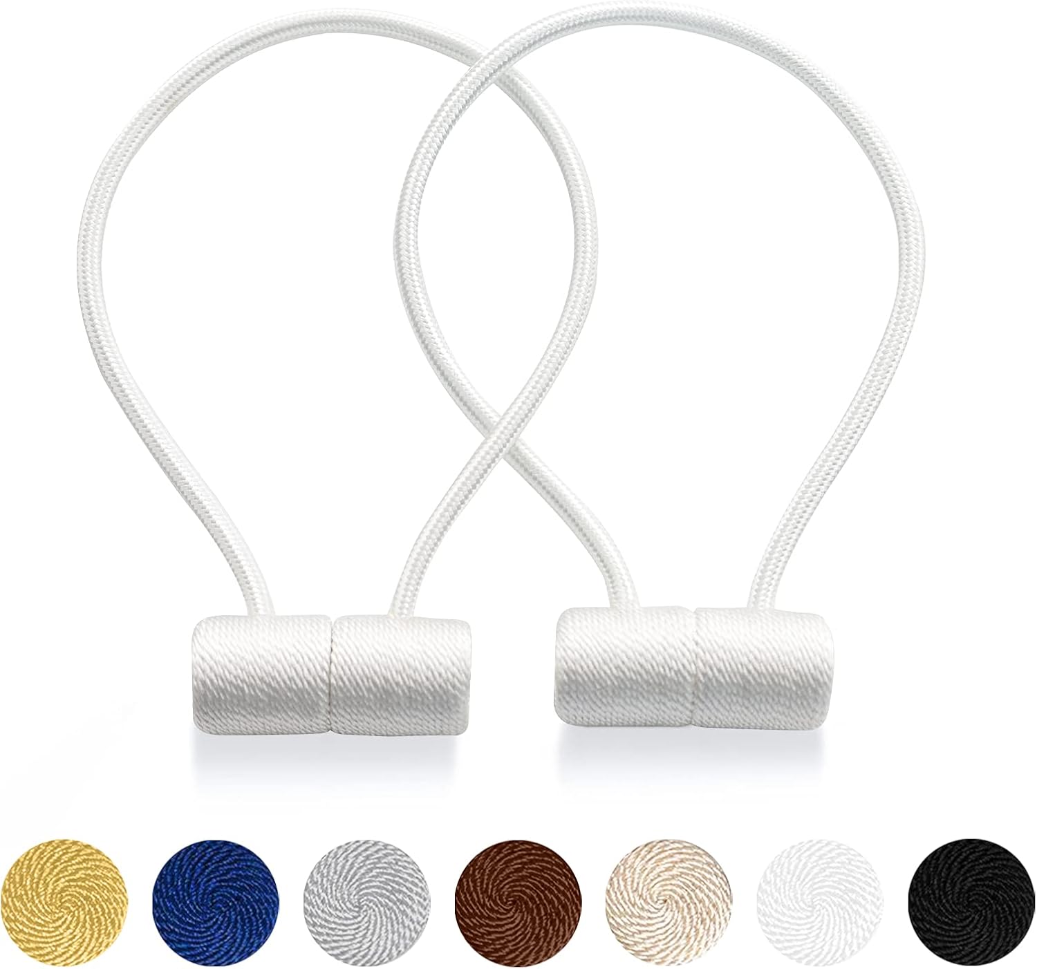 Modern Curtain Tiebacks with Strong Magnetic Holders