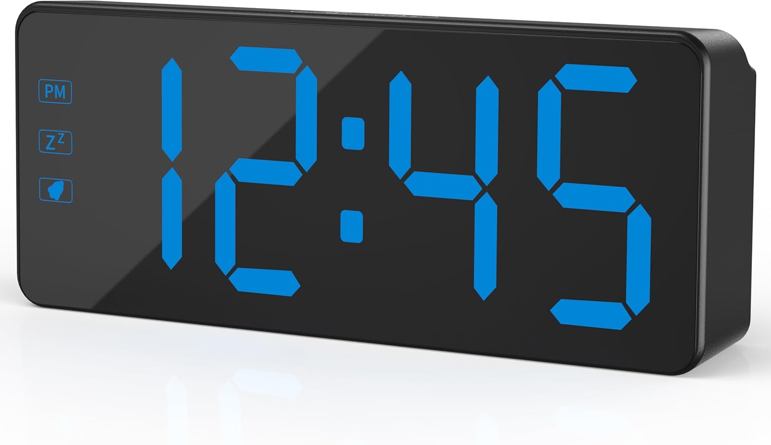 Kwanwa Digital Alarm Clock with 3-Level Dimmer and Battery Backup