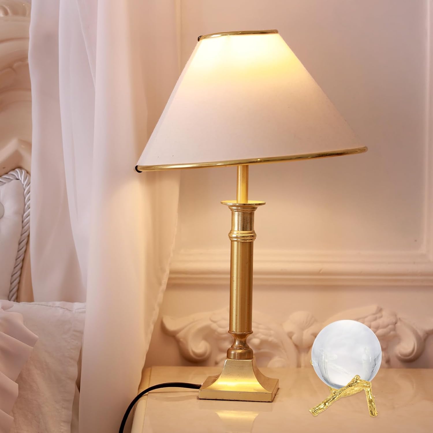 Uxcell Metal Crystal Ball Display Stand 22 Inch