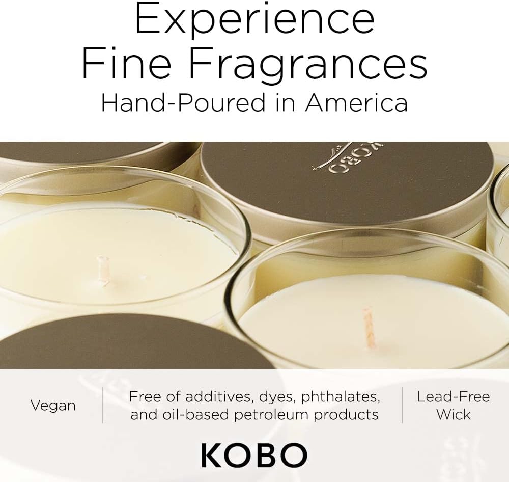 KOBO Dark Cassis Scented Candle 15 oz Jar