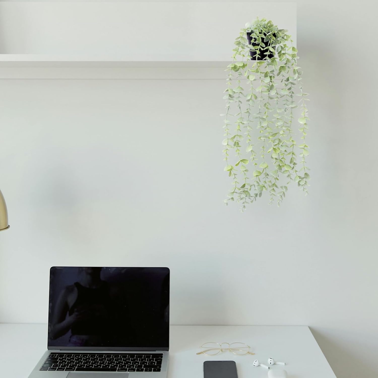 2pcs Artificial Hanging Plants for Room Decor