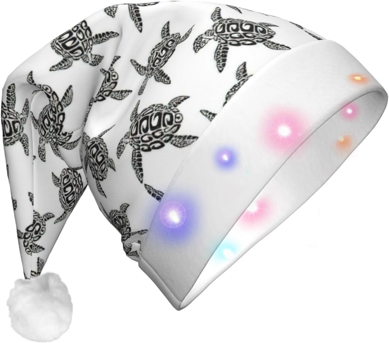 Animals Sea Turtles Christmas Hat with LED Lights