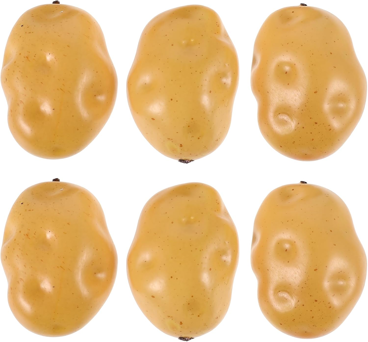 Operitacx 6Pcs Realistic Foam Potato Decor Models