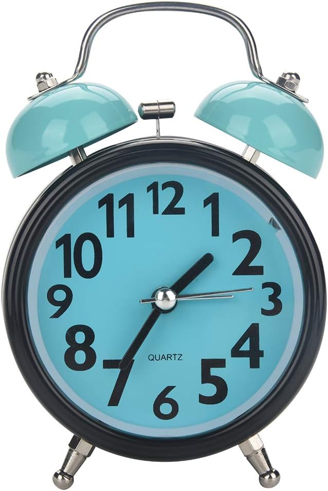 AUNMAS Quiet Alarm Clock with Night Light