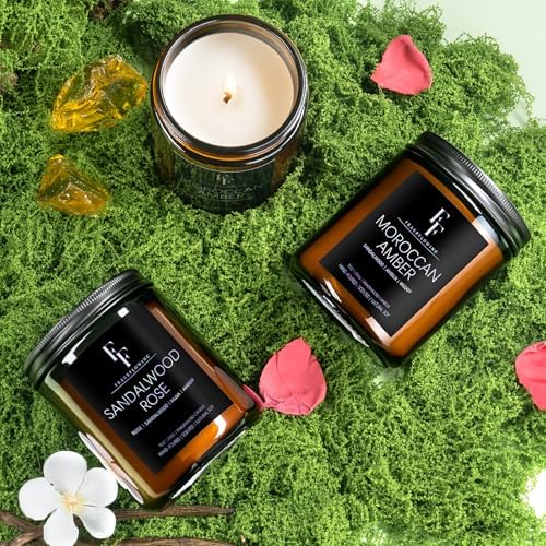 Scented Candle Set 6 Pack with 42 Oz Jar Candles