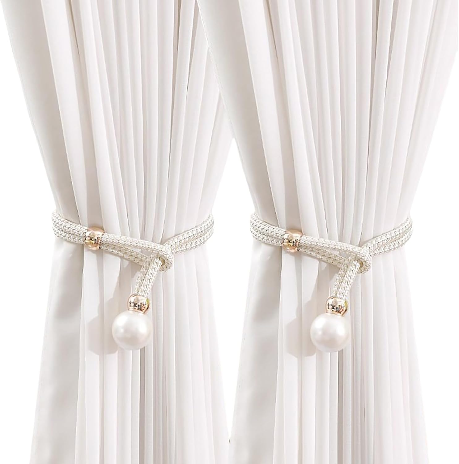 2 Pack Curtain Tiebacks Handmade Decorative Holdbacks for Curtains