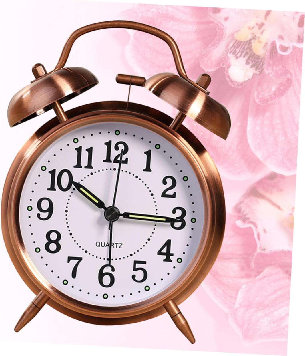 Classic Double Bells Alarm Clock with Luminous Design