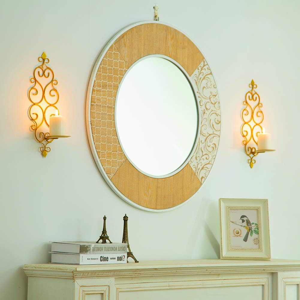 Sziqiqi Candle Sconces Wall Decor Set of 2