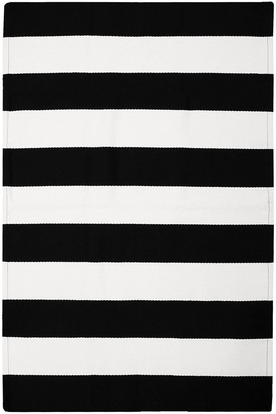 IOHOUZE Black White Striped Rug 275 x 43