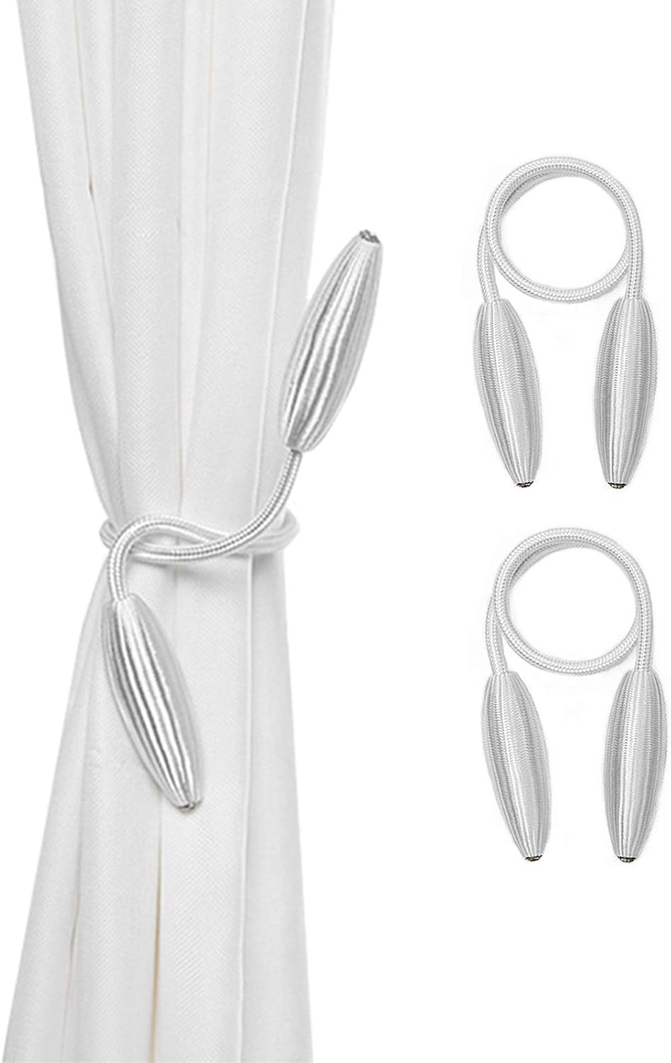 2 Pack Curtain Holdbacks Tiebacks for Window Treatment