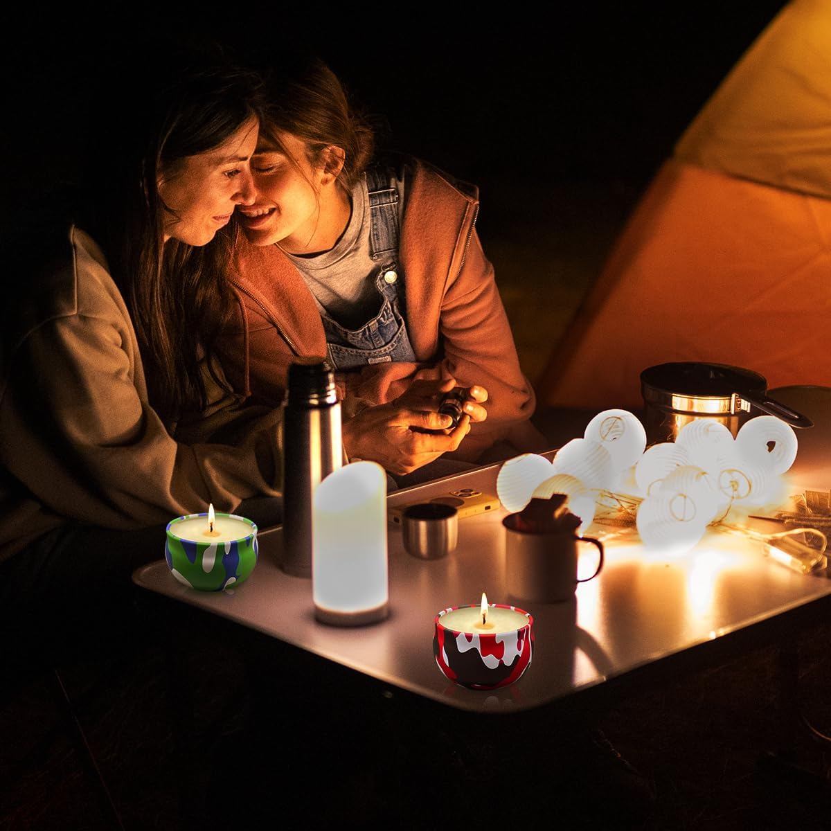 3 Pack Strong Citronella Candles for Outdoor Use