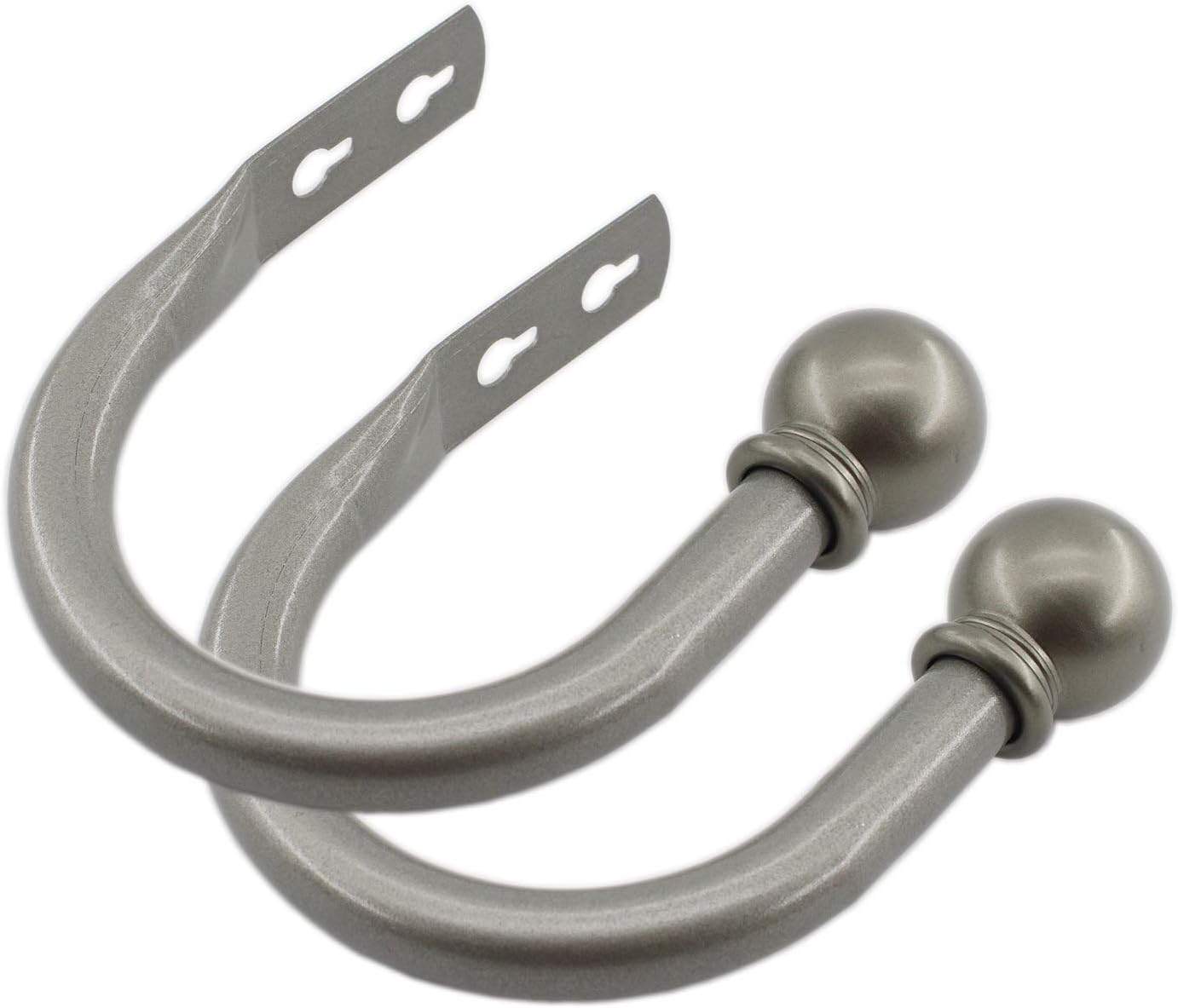 Ulifestar Decorative Curtain Holdbacks Hooks Grey