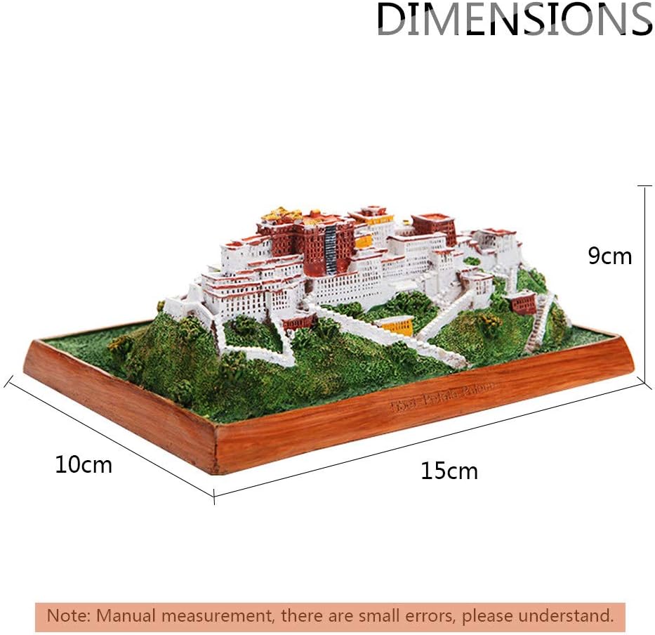 Potala Palace Resin Sculpture for Home Desk Decoration