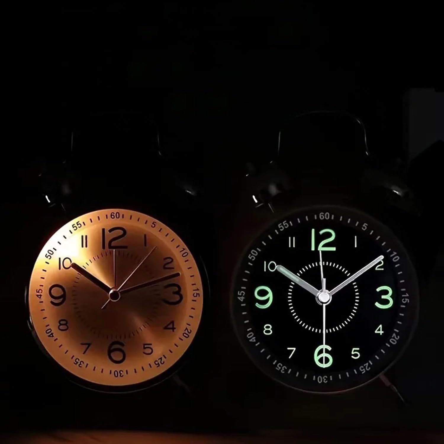 Sunrise Alarm Clock Night Light with Double Bell and Metal Frame