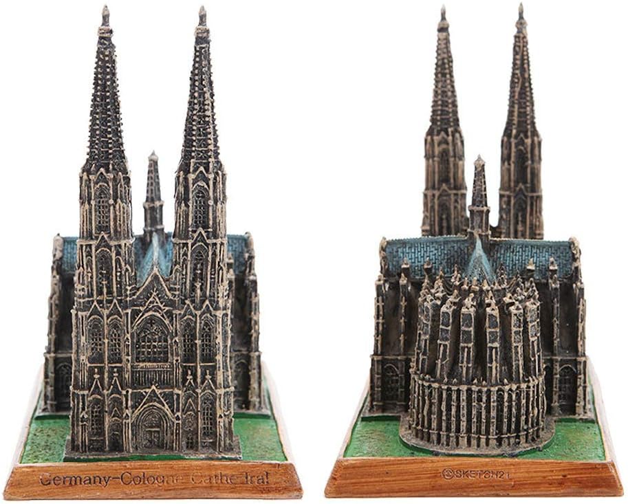 Cologne Cathedral Architectural Model Resin Statue