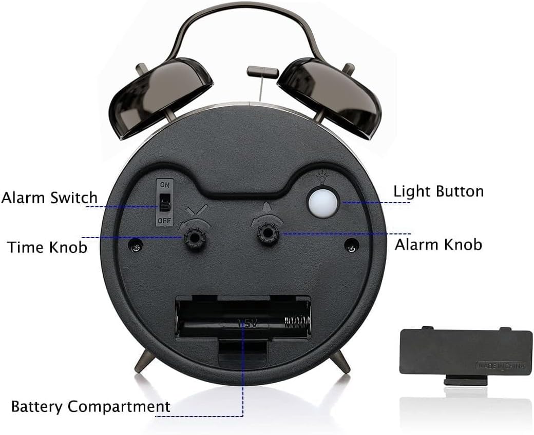 Lesipee Loud Alarm Clock for Heavy Sleeper