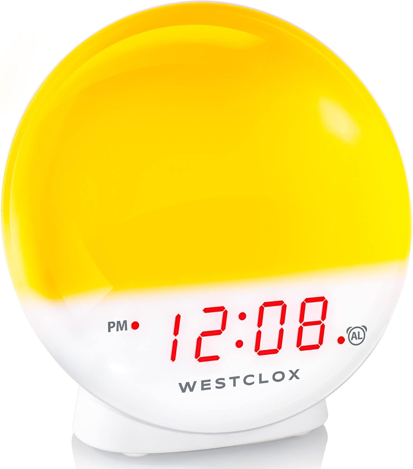Westclox Sunrise Alarm Clock with Dimmable Nightlight and Sunset Simulator