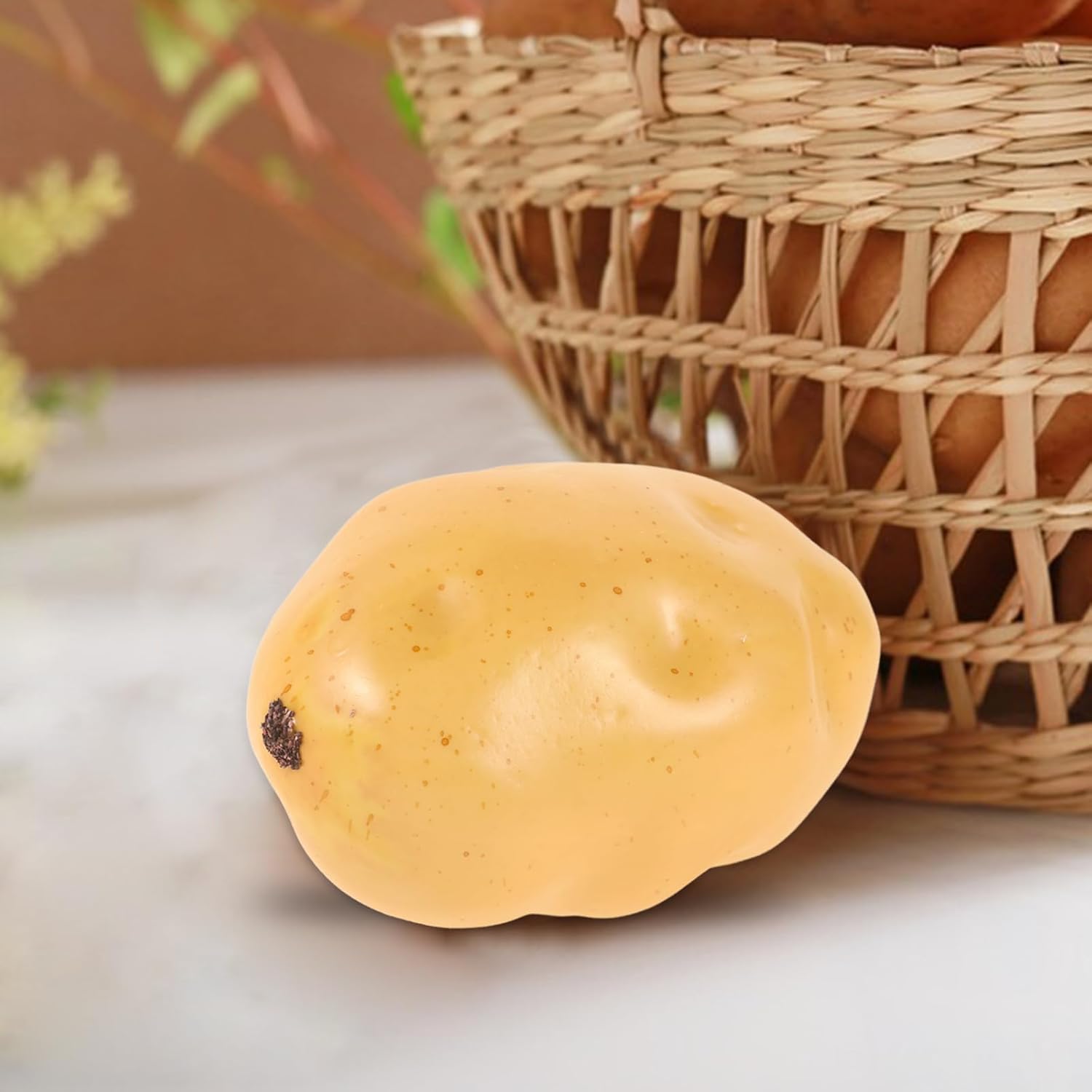 Operitacx 6Pcs Realistic Foam Potato Decor Models