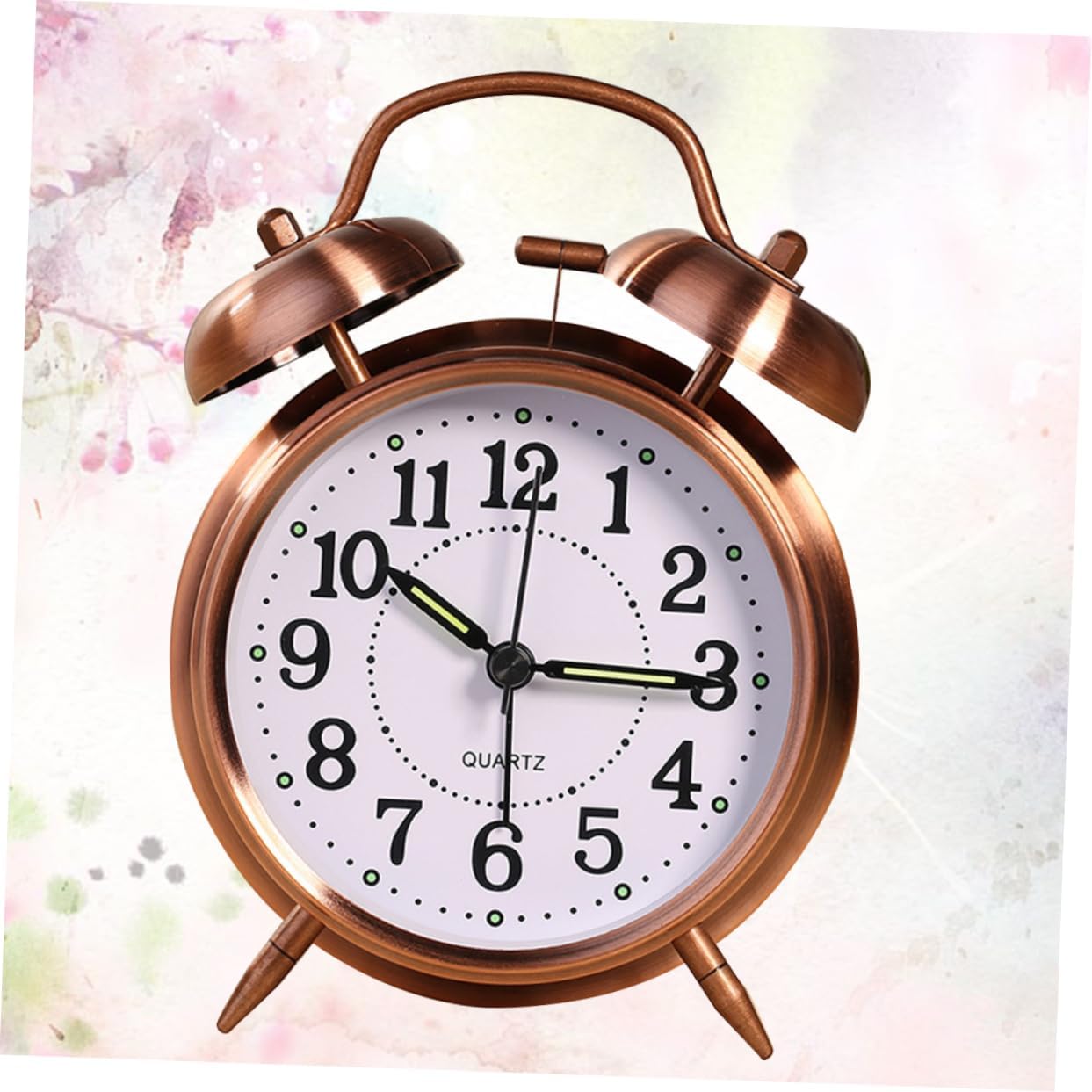 ERINGOGO Double Bells Alarm Clock with Mute Function