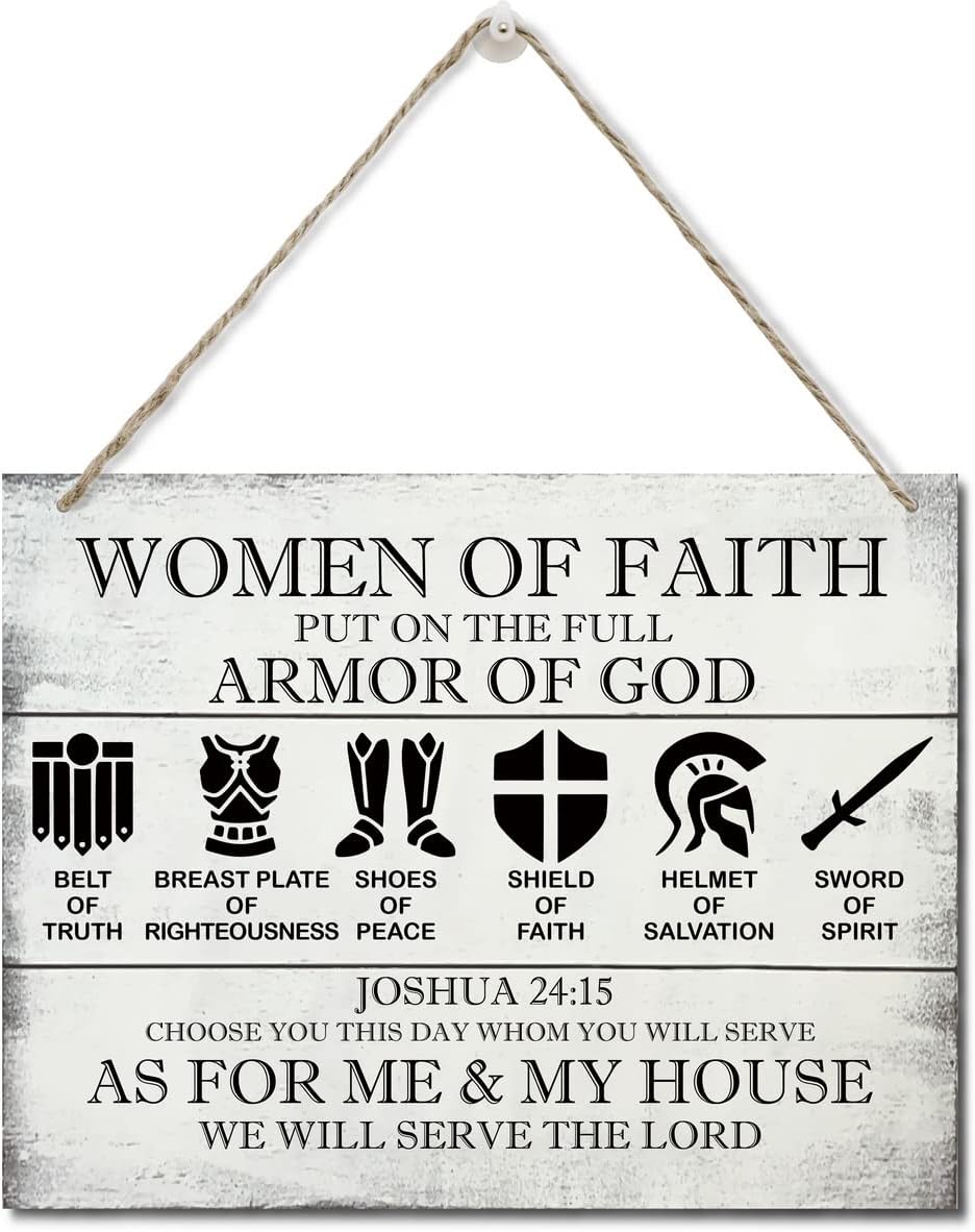 Printed Wood Plaque Sign Wall Hanging with Hemp Lanyard