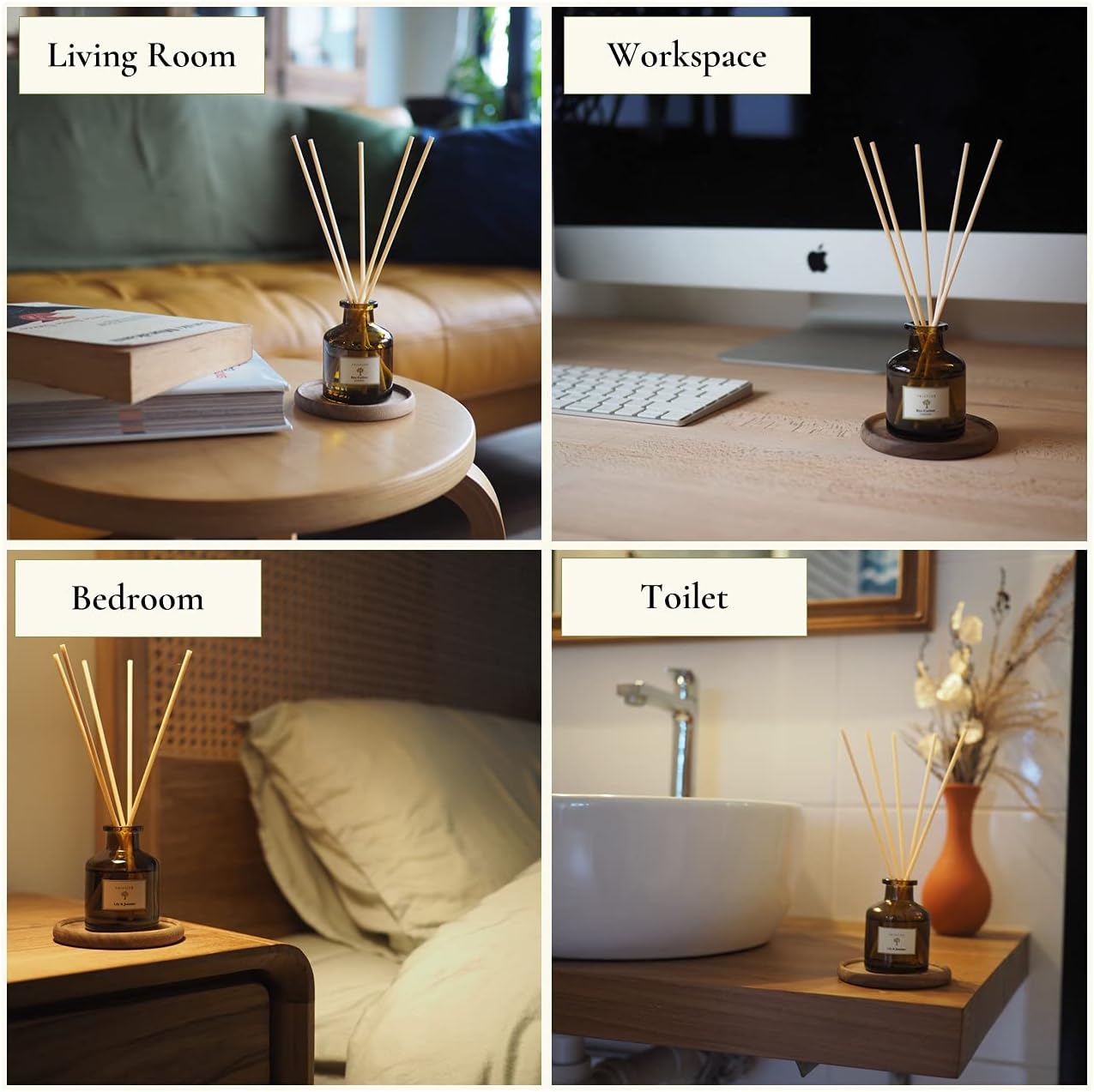 Pristine Sakura Diffuser Refill with Reed Sticks