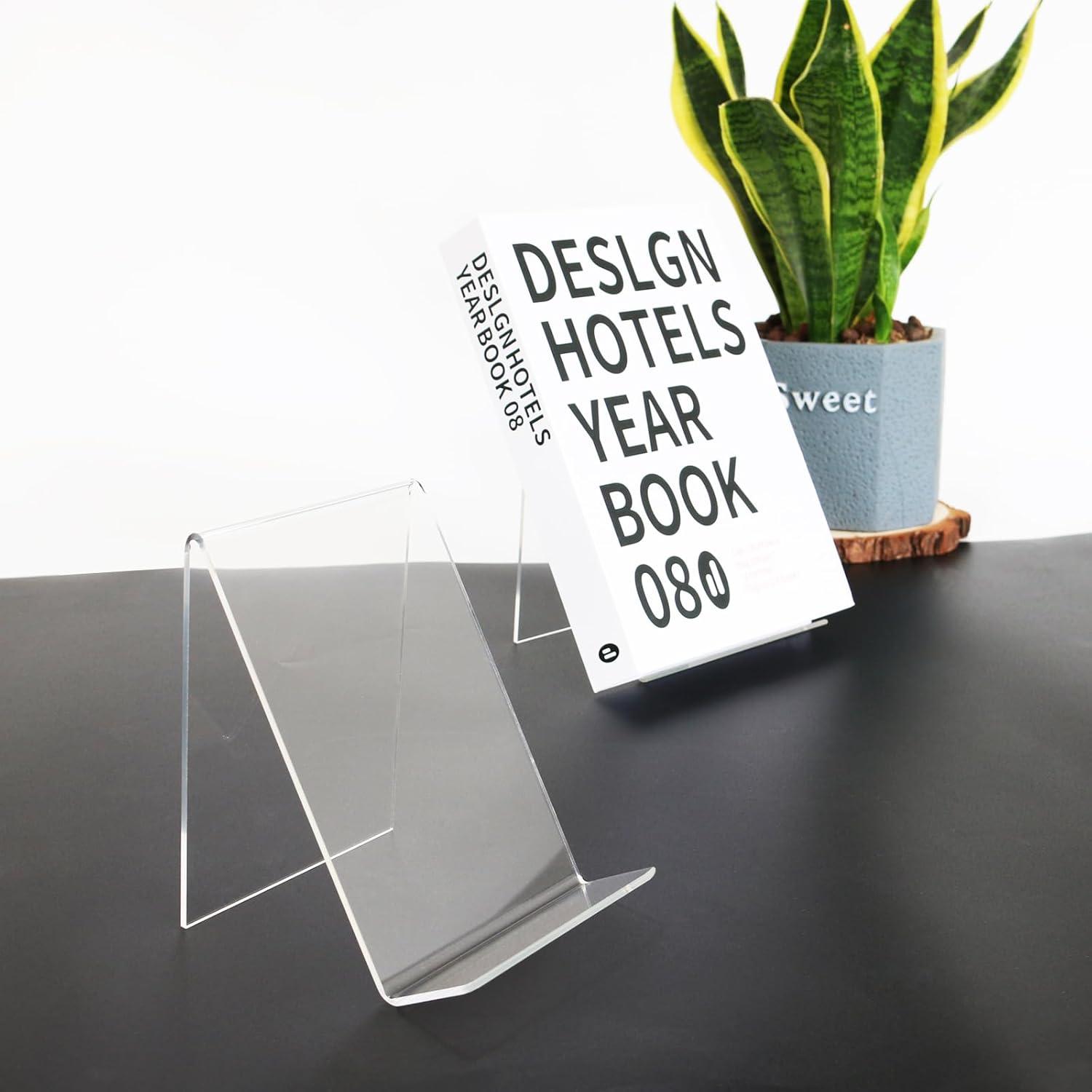 Trophable Acrylic Book Stand Clear Display Easel