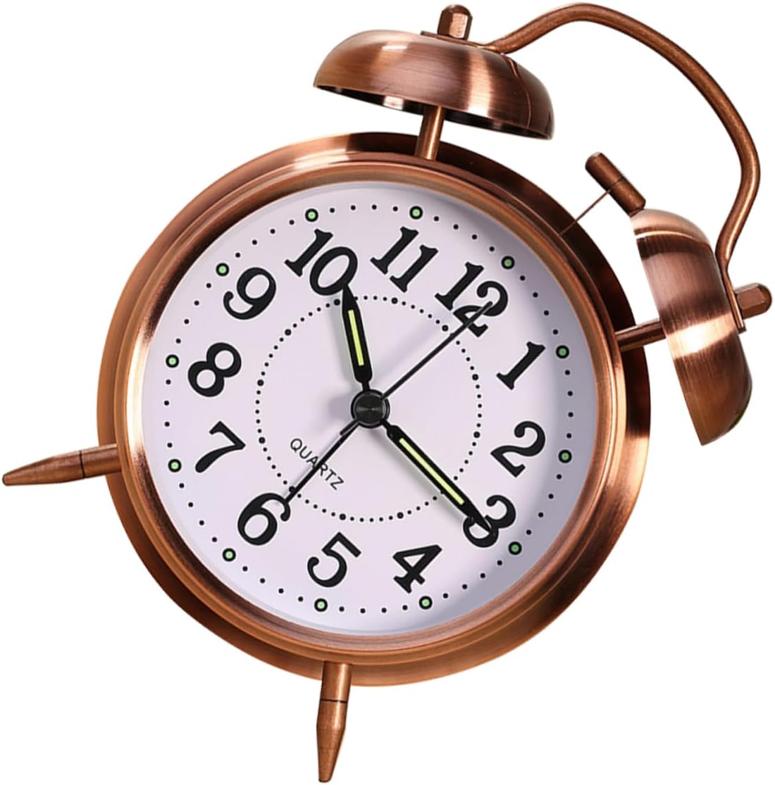 ERINGOGO Double Bells Alarm Clock with Mute Function