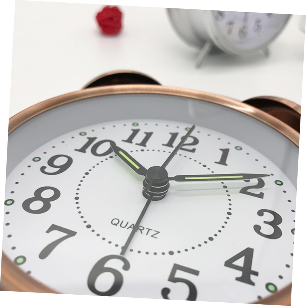 ERINGOGO Double Bells Alarm Clock with Mute Function