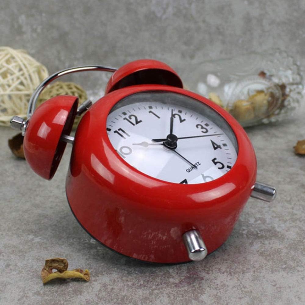 ROCILB Alarm Clock with Night Light and Dual Bell