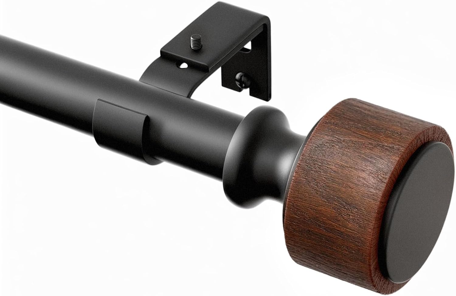 Wood Curtain Rods 30-88 Inches Heavy Duty 1 Inch Diameter